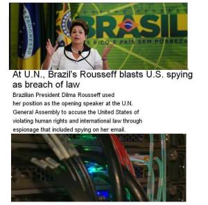 #Brazil President as she condemns #NSA spying at the #United Nations